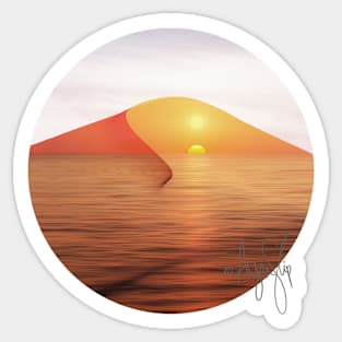 Sunset Sticker